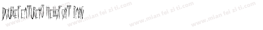 DoubleFeatureYS HelloFont BangBangT字体转换